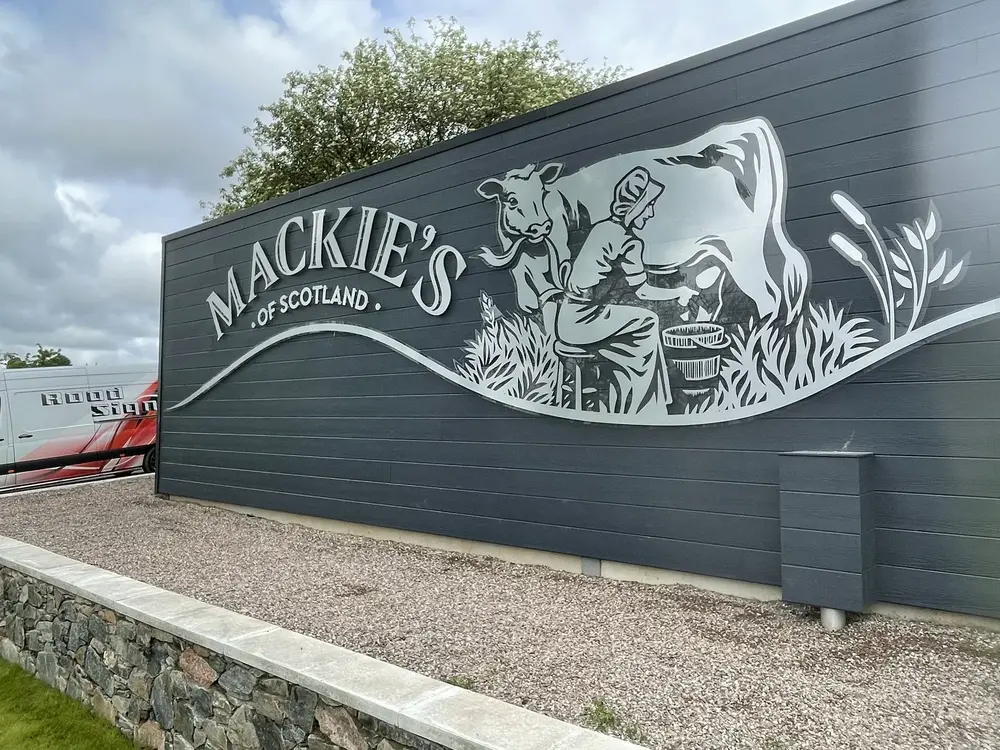 Mackie’s exterior wall signage
