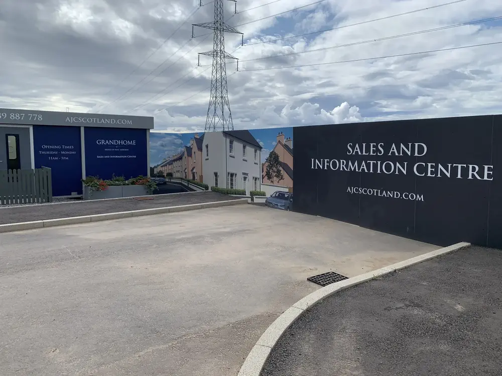 Hoarding — completed Rood Signs project