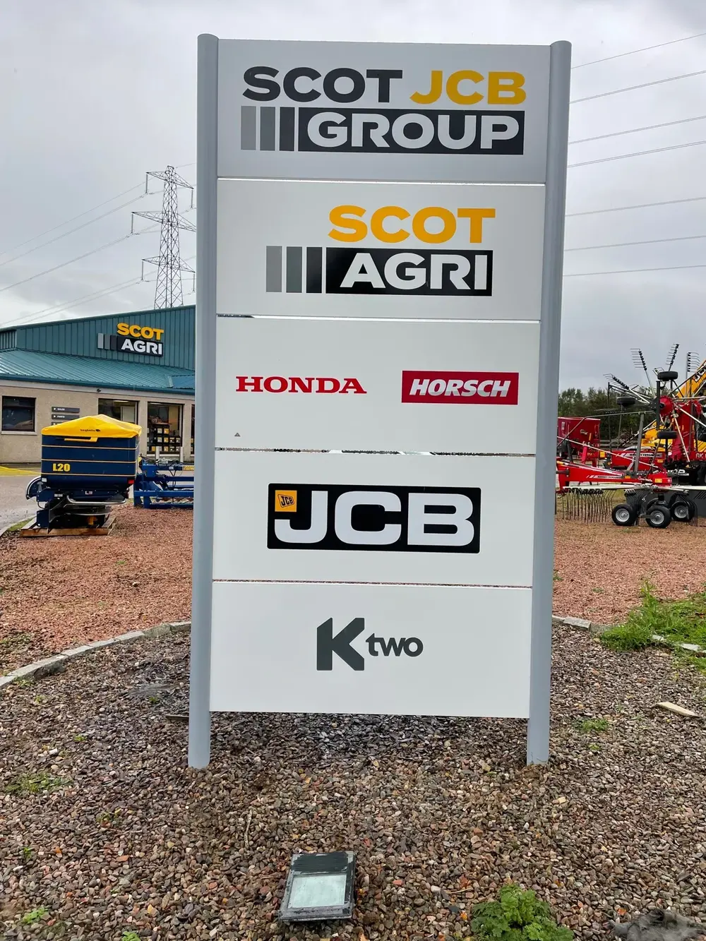 Panel & Post — completed Rood Signs project